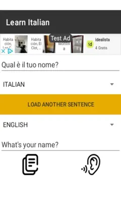 Learn Italian android App screenshot 4